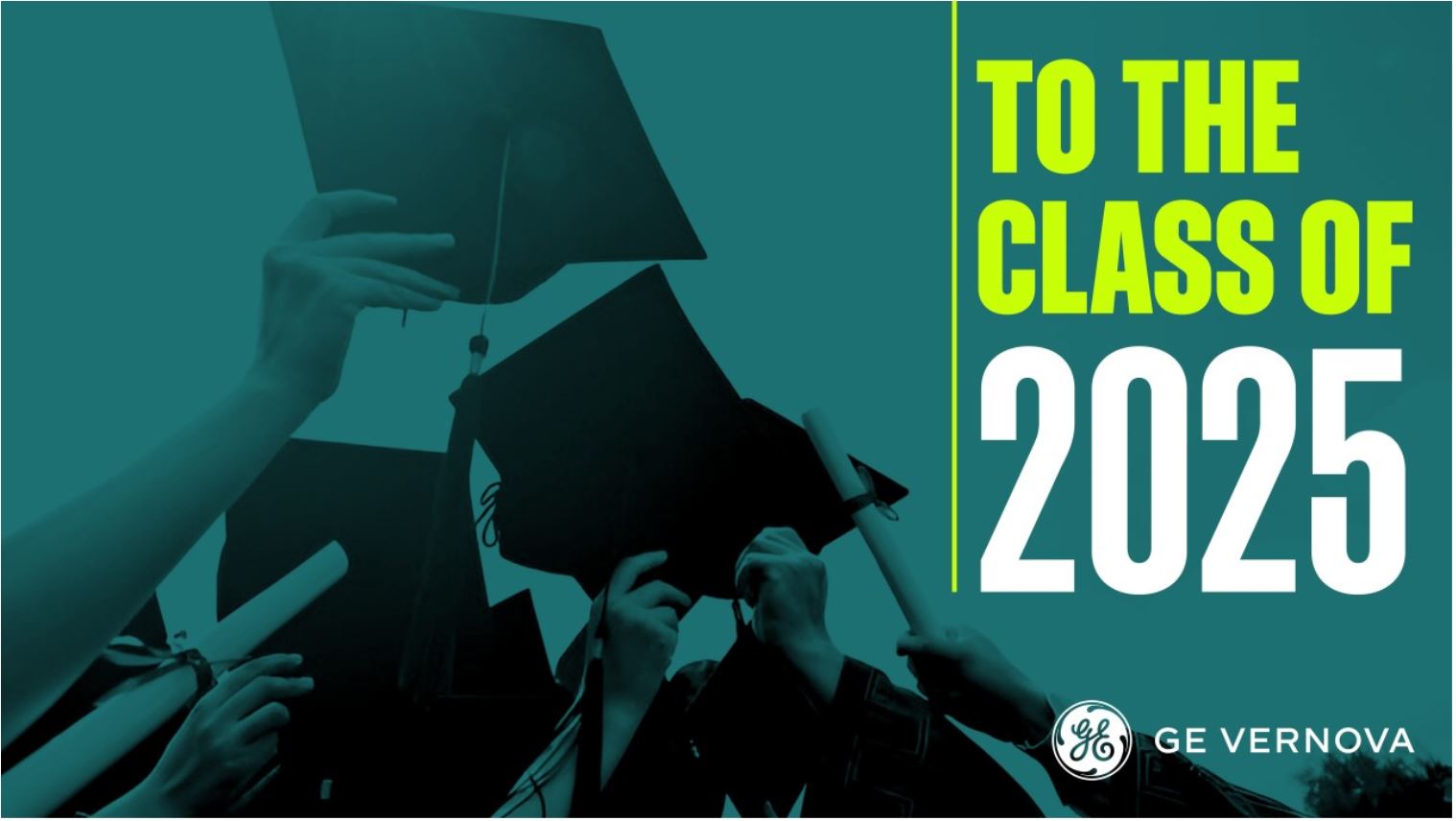 Image with copy that reads To The Class of 2025